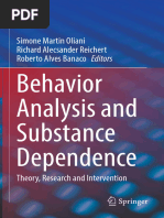 Behavior Analysis and Substance Dependence