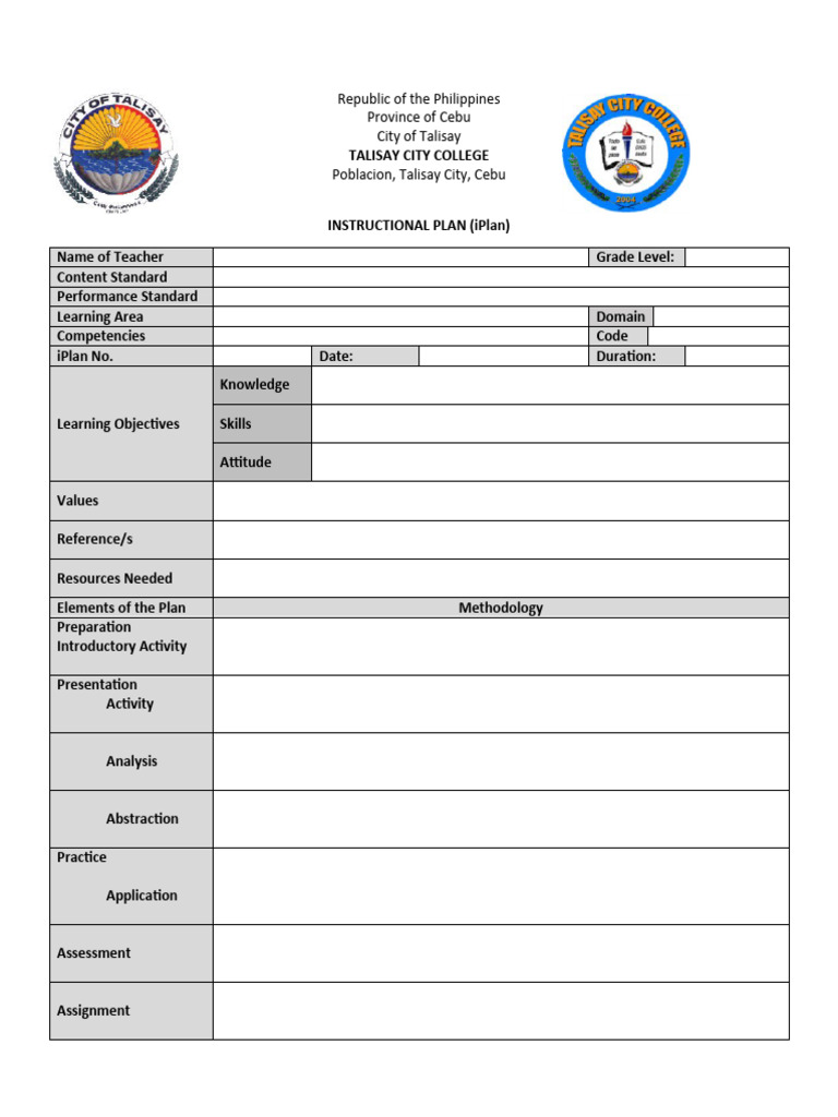 Iplan 1 | PDF