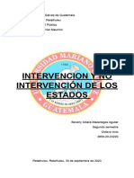Intervencion y No Intervención de Los Estados Bev