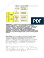 Características de La Administración