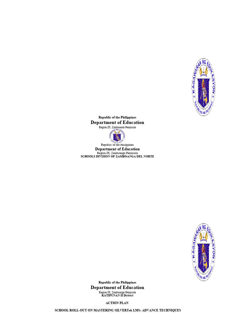 SilverTek LMS Training Action Plan | PDF | Computing