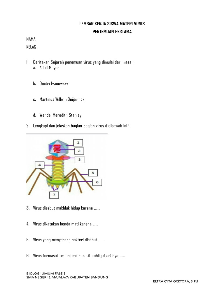Materi Virus Untuk Siswa Sma Pdf