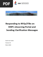 KNPC eSourcing Portal Overview | PDF