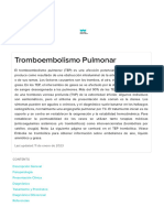 Tromboembolismo Pulmonar - Universidad Nobert Wiener