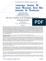 Role of Students in TM