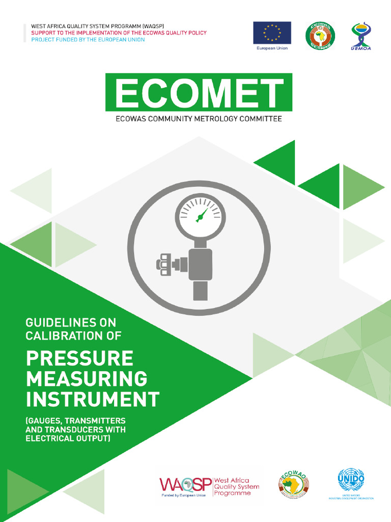 Guidelines On Calibration of Pressure Measuring Instrument Gauges