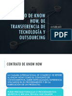 Contrato de Know How y Outsourcing