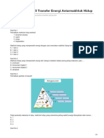 Soal IPAS Kelas 5 Transfer Energi Antarmakhluk Hidup