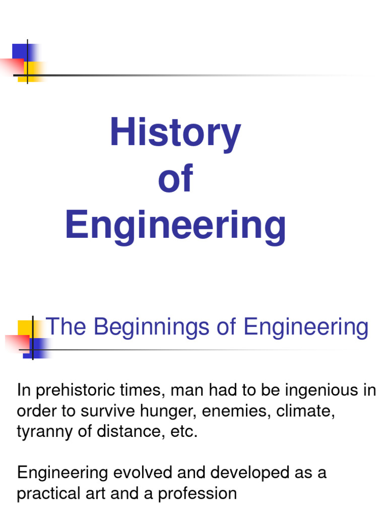 History-Of-Engineering Class 2023 | PDF