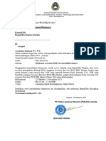 Surat Permohonan Dispensasi Pemain Klub Dan SSB BINA TARUNA Peserta Piala Soeratin U13 Asprov PSSI DKI Jakarta Tahun 2023