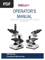 AmScope 490 Series Manual FINAL 151002