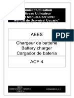 Manuel D'utilisation Du Chargeur de Batterie ACP4