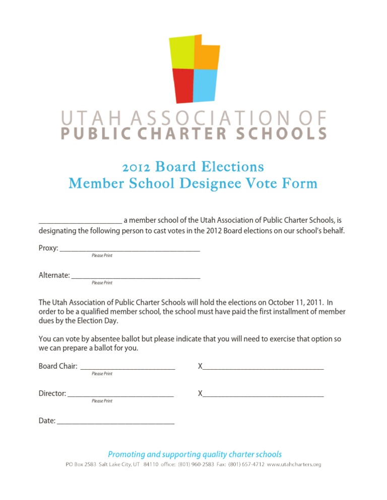 Proxy Vote Form | PDF