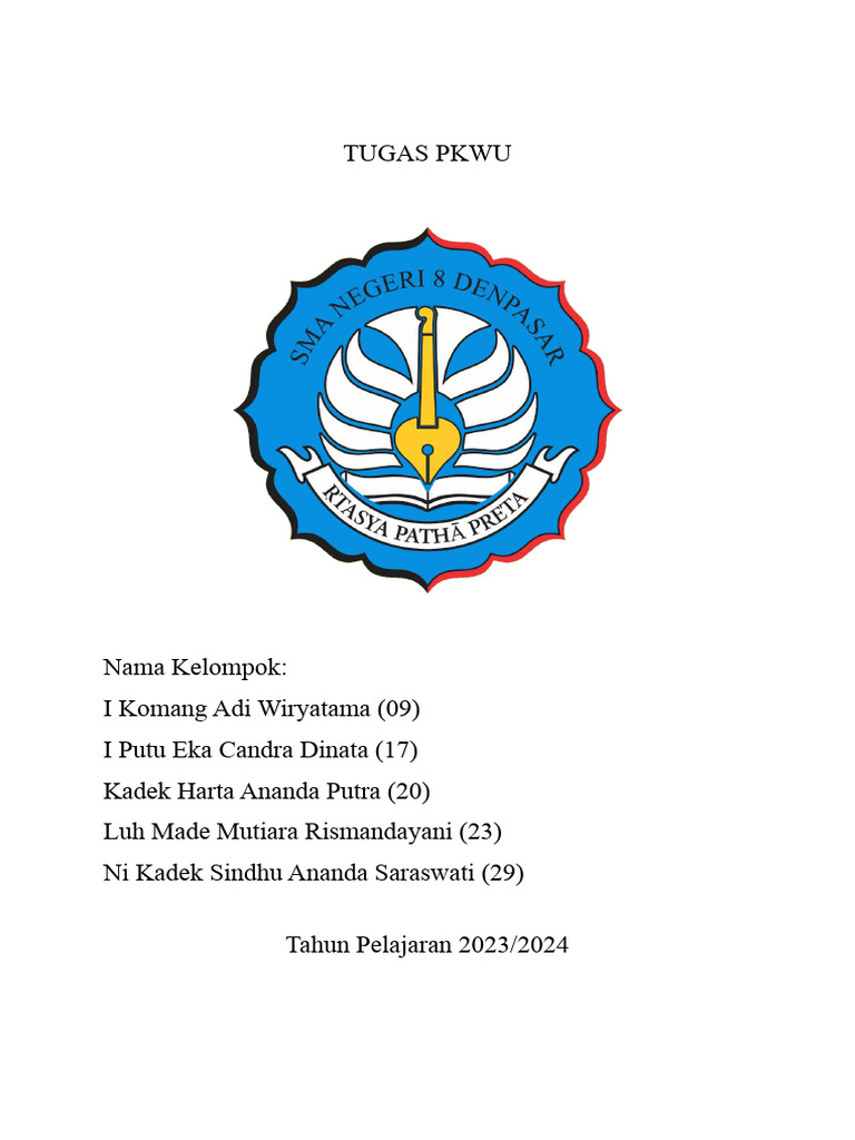 Tugas Pkwu Kelompok Pdf