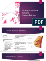 Patologia Mamara Benigna. Cancreul de San (1)