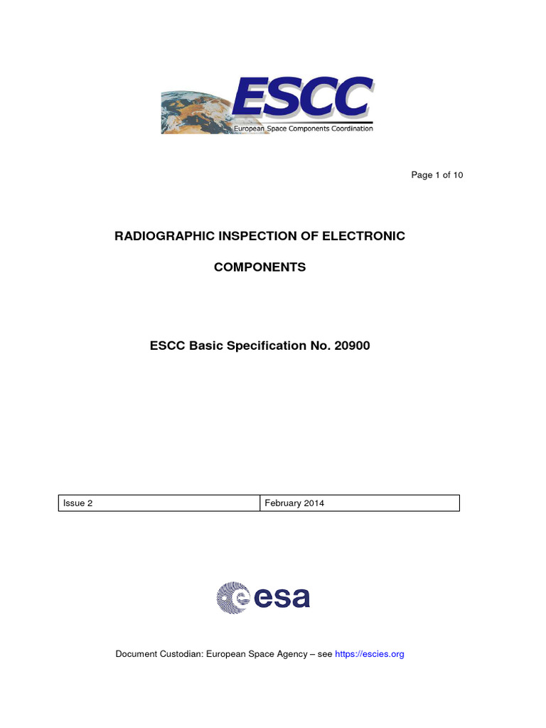 Radiographic Inspection of Electronic Components | PDF