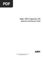 Mali GPU OpenGL ES Application Development Guide