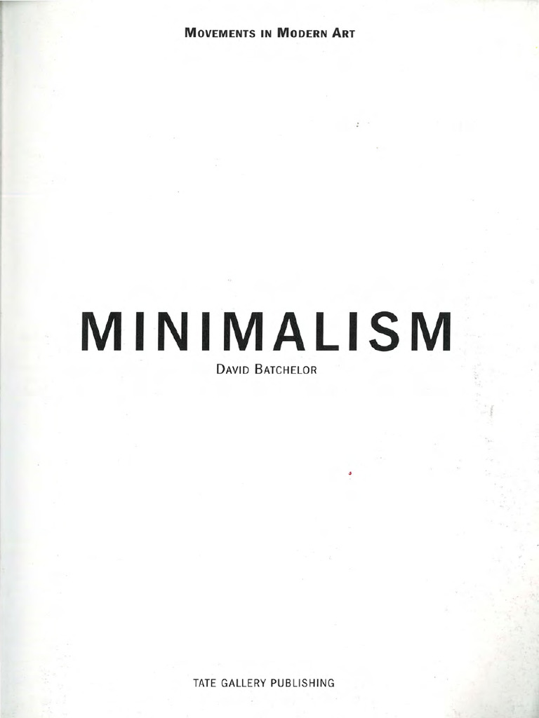Minimalism In Modern Art Pdf