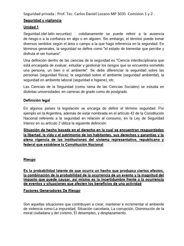 Control de Accesos en Seguridad Privada | PDF | Ciencias sociales ...