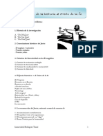Esquema para Entregar Del Jesús de La Historia Al Cristo de La Fe