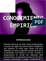 Conocimiento Empirico