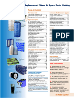 Donaldson Replacement Filters & Spare Parts Catalog: Part Number Lists Conversions, Modifications & Upgrades