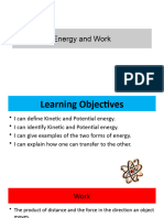 KE Energy and PE Energy Powerpoint No Equations Manipulated