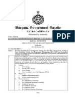 Haryana Government Gazette: Extraordinary