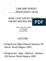 13 Re Survey of Land Having Natural Boundary