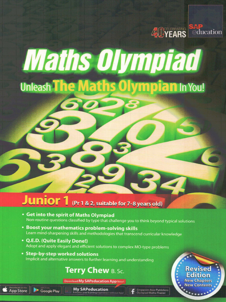 Math Olympiad Junior 1 (Primary 1 and 2 Grade) (Terry Chew) | PDF