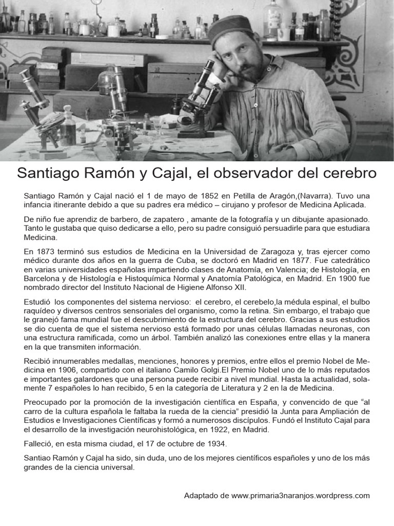 Ramón y Cajal | PDF | Ciencias sociales | Viajes y turismo