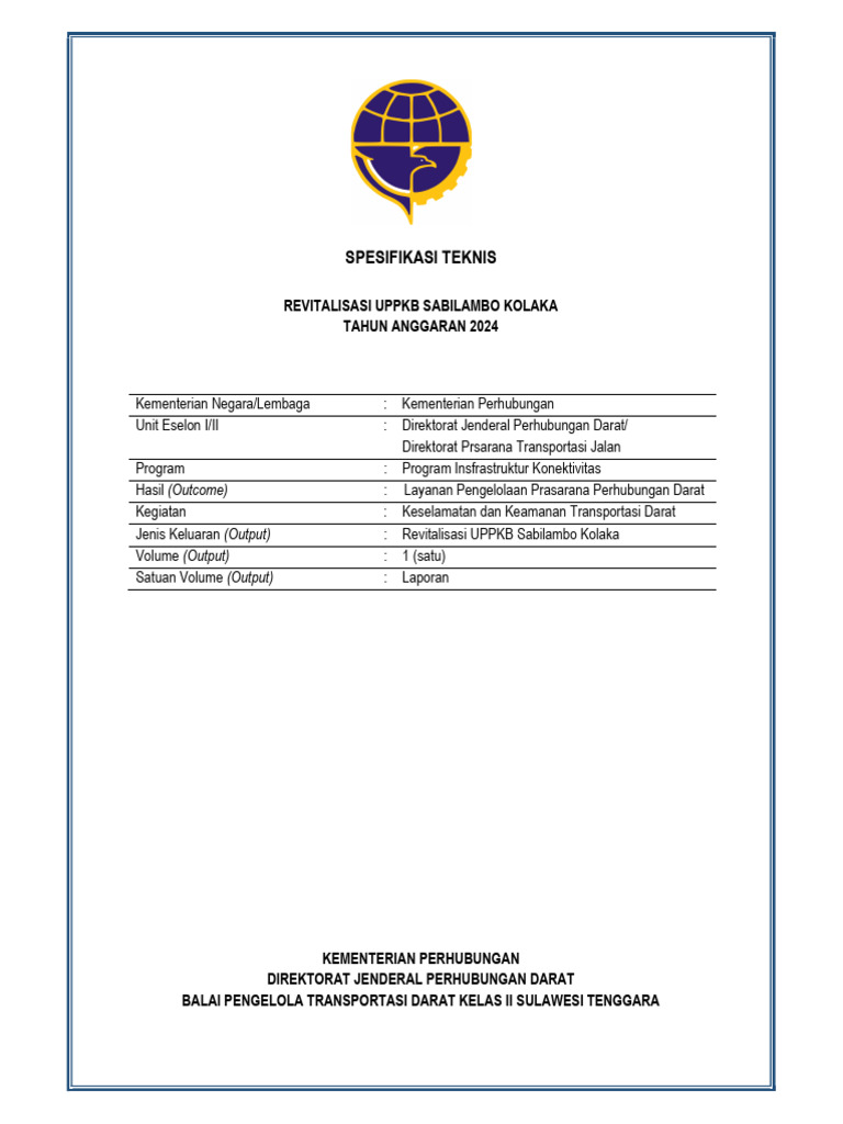 Revitalisasi UPPKB Sabilambo 2024 | PDF | Komputer