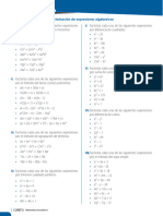 2018 Mat1s U4 Ficha Nivel Cero Factorizacion de Expresiones Algebraicas