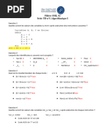 Algorithmique TD1 SMI SectionA S2 (SOLUTION)