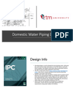 Domestic Water Piping Design