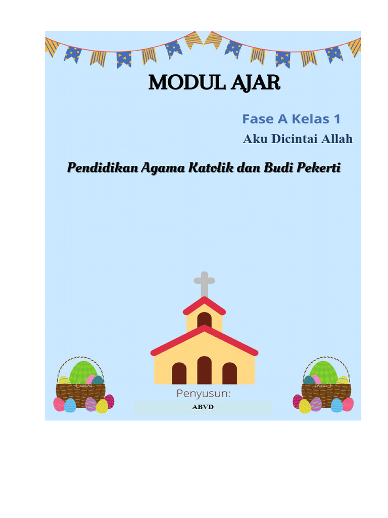 Modul Ajar Kls 1 Tema 1 Aku Dicintai Allah Pdf