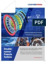 Doublerunner Francis Turbine Litostro Power Product Sheet
