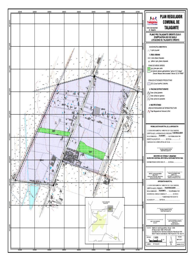 Plano Regulador 3 Talagante | PDF