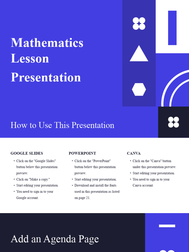 Editable Math Presentation Guide | PDF | Microsoft Power Point