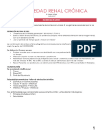 Enfermedad Renal Crónica: Generalidades