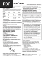 ACD Blood Collection Tubes Overview | PDF | Medical Specialties