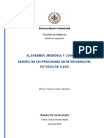 Alzheimer, Memoria Y Lenguaje Diseño de Un Programa de Intervención: Estudio de Caso