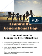 Leaping The Generational Gap