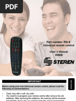 Download Control Remoto Universal RM-8-Instr by Vctor Montenegro SN67953332 doc pdf