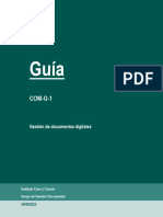 COM-G-1: Gestión de Documentos Digitales