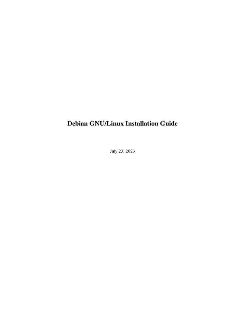 Debian install eng pdf