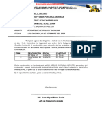 Informe N°032 Informe Reporte de Petroleo y Gasolina