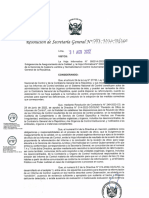 Reformulacion de Informe - Resolución de Secretaría General N°088-2022