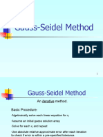 Gauss Seidel Method Final