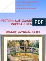 Pictura Lui Claude Monet (Partea a III-A 54 Diapozitive